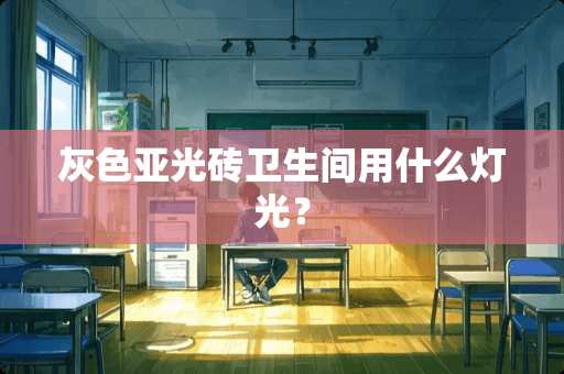 灰色亚光砖卫生间用什么灯光？