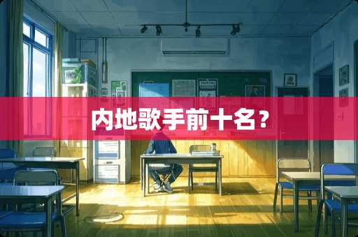 内地歌手前十名？