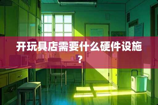 开玩具店需要什么硬件设施？