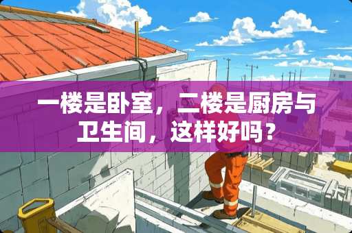 一楼是卧室，二楼是厨房与卫生间，这样好吗？