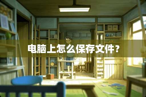 电脑上怎么保存文件？
