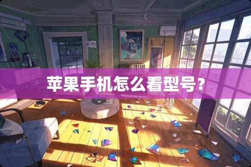 苹果手机怎么看型号？