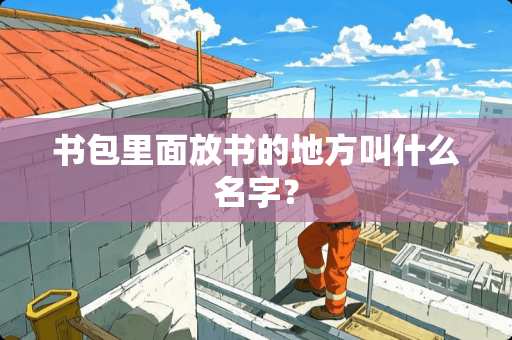 书包里面放书的地方叫什么名字？
