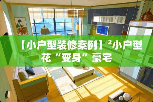 【小户型装修案例】²小户型花“变身”豪宅