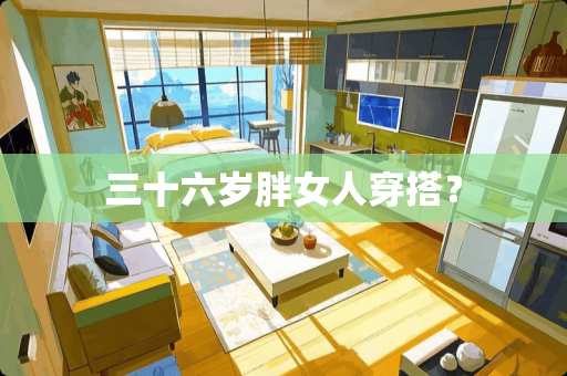 三十六岁胖女人穿搭？