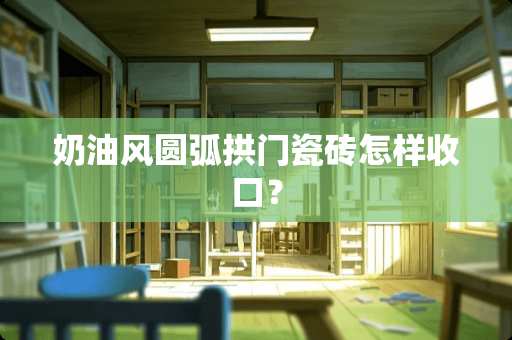 奶油风圆弧拱门瓷砖怎样收口？