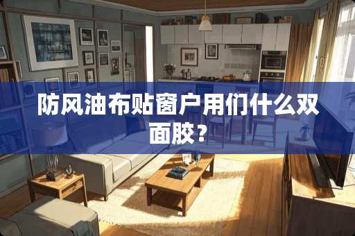 防风油布贴窗户用们什么双面胶？