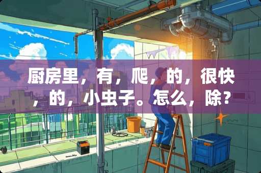 厨房里，有，爬，的，很快，的，小虫子。怎么，除？