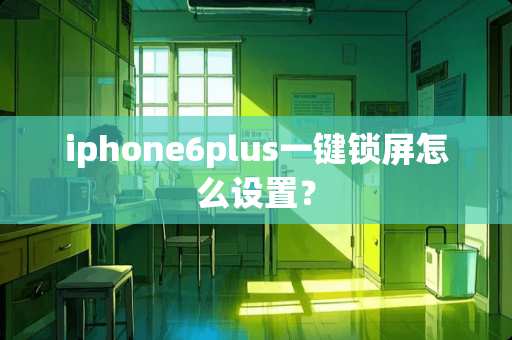 iphone6plus一键锁屏怎么设置？