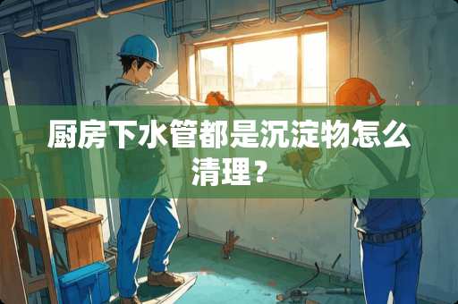 厨房下水管都是沉淀物怎么清理？