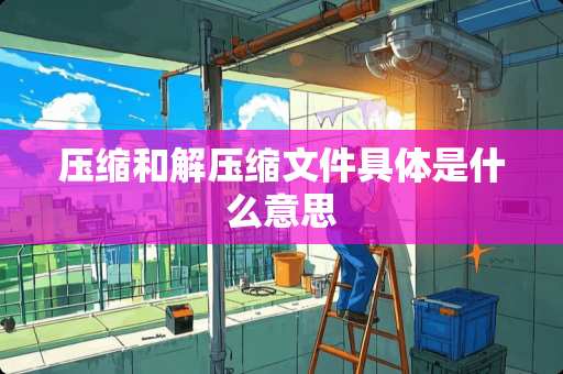 压缩和解压缩文件具体是什么意思