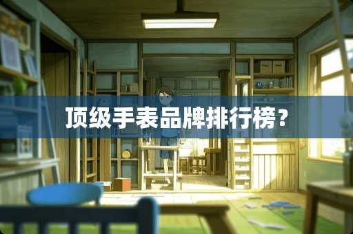 **手表品牌排行榜？