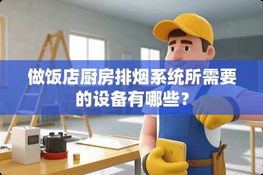 做饭店厨房排烟系统所需要的设备有哪些？