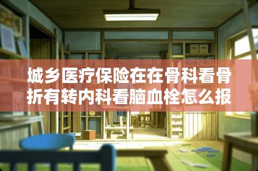 城乡医疗保险在在骨科看骨折有转内科看脑血栓怎么报销？