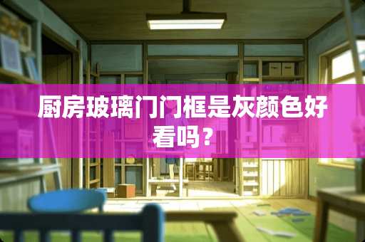 厨房玻璃门门框是灰颜色好看吗？