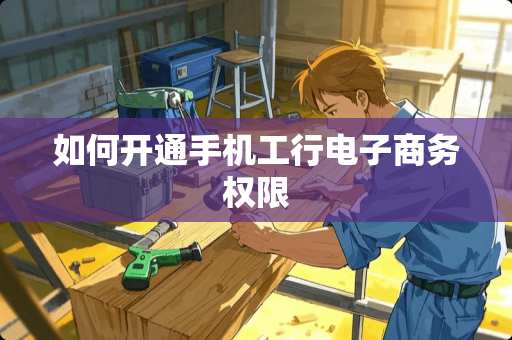 如何开通手机工行电子商务权限