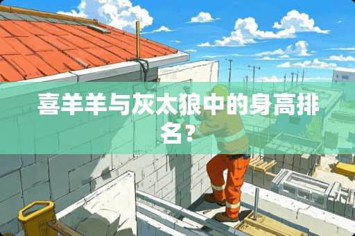 喜羊羊与灰太狼中的身高排名？