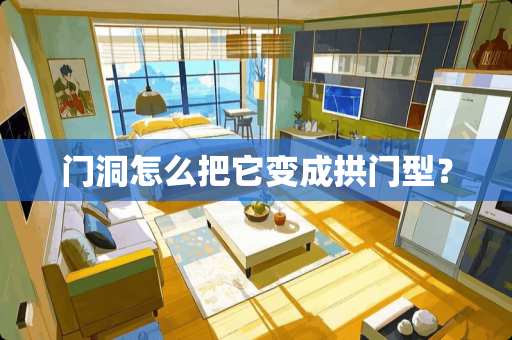 门洞怎么把它变成拱门型? 门洞怎么把它变成拱门型?