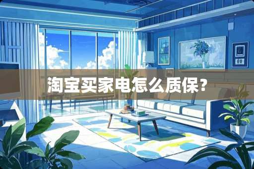 淘宝买家电怎么质保？