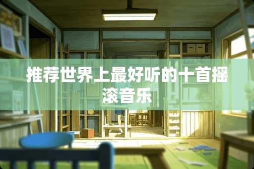 推荐世界上最好听的十首摇滚音乐