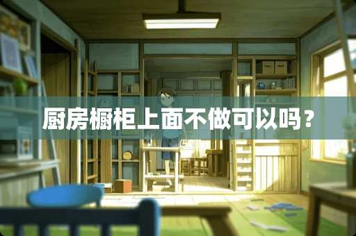 厨房橱柜上面不做可以吗？