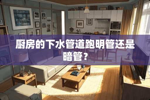 厨房的下水管道跑明管还是暗管？