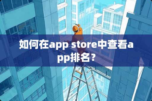 如何在app store中查看app排名？