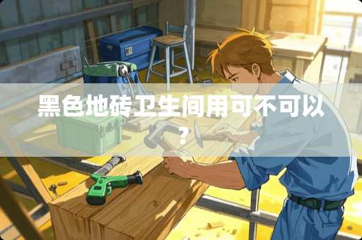 黑色地砖卫生间用可不可以？