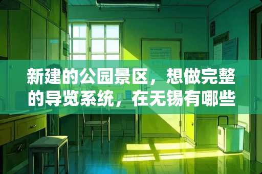 新建的公园景区，想做完整的导览系统，在无锡有哪些景区可以参考呢？