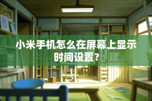 小米手机怎么在屏幕上显示时间设置？