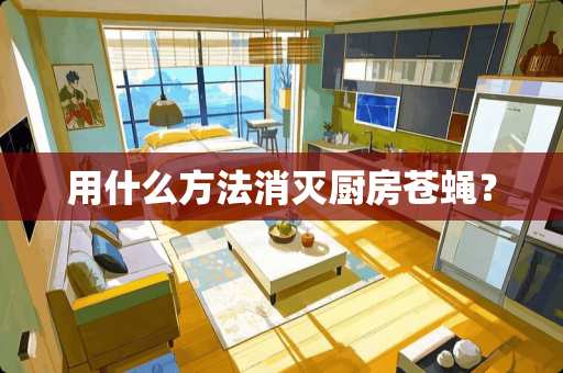 用什么方法消灭厨房苍蝇？