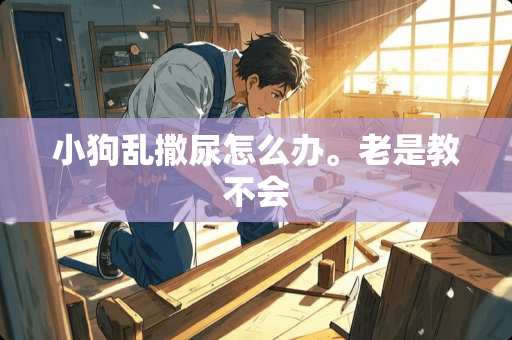 小狗乱撒尿怎么办。老是教不会