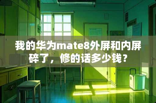 我的华为mate8外屏和内屏碎了,修的话多少钱? 我的华为mate8外屏和内屏碎了,修的话多少钱?