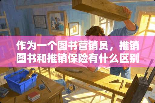 作为一个图书营销员，推销图书和推销保险有什么区别，或者有什么共同点
