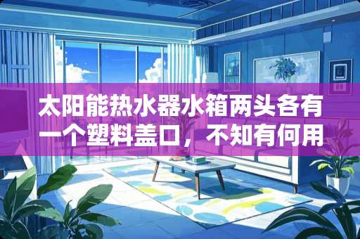 太阳能热水器水箱两头各有一个塑料盖口，不知有何用途？