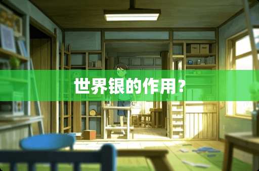 世界银的作用? 世界银的作用?