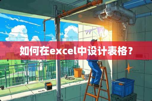 如何在excel中设计表格？