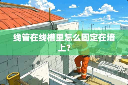 线管在线槽里怎么固定在墙上？