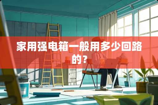 家用强电箱一般用多少回路的？