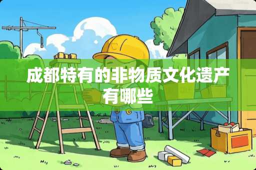 成都特有的非物质文化遗产有哪些