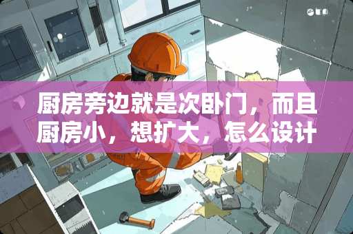 厨房旁边就是次卧门，而且厨房小，想扩大，怎么设计比较合理啊？