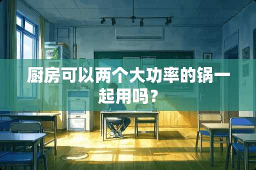 厨房可以两个大功率的锅一起用吗？