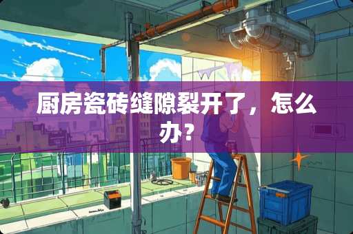 厨房瓷砖缝隙裂开了，怎么办？