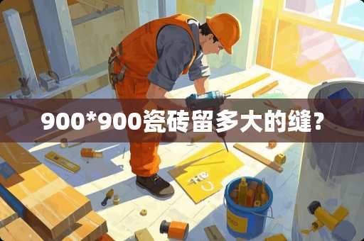 900*900瓷砖留多大的缝？