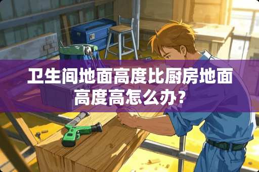 卫生间地面高度比厨房地面高度高怎么办？