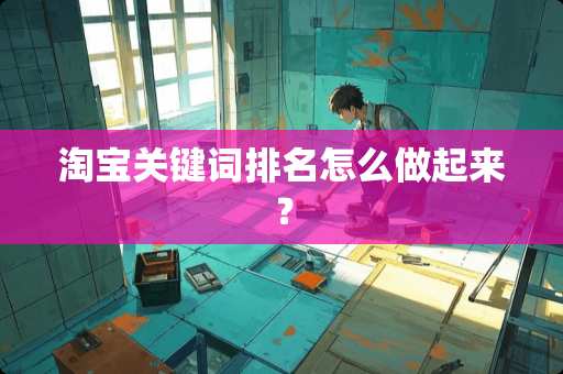 淘宝关键词排名怎么做起来？