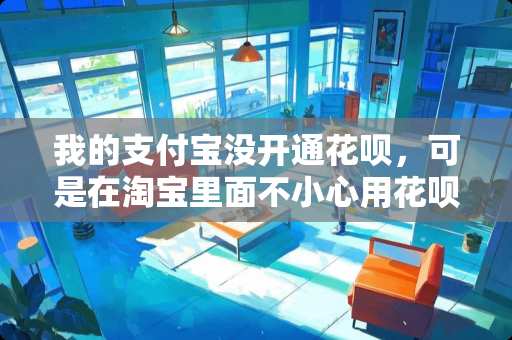 我的支付宝没开通花呗，可是在淘宝里面不小心用花呗充话费了，那我该怎么还款？