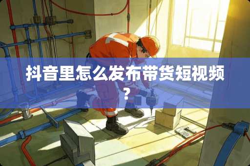 抖音里怎么发布带货短视频？