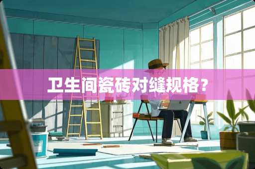 卫生间瓷砖对缝规格？