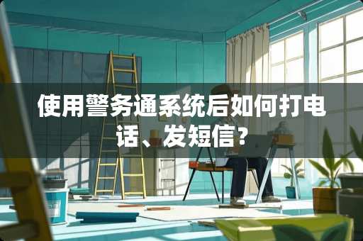 使用警务通系统后如何打电话、发短信？